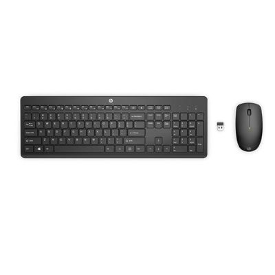 HP 235 Computeraccessoires Draadloos toetsenbord en muis Combo 2.4Ghz Operatiestijl
