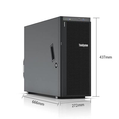 Intel Xeon 4210R Processor ThinkSystem ST550 4U Tower Server met geavanceerde technologie