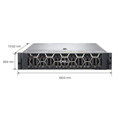 Rack Dual Gigabit RJ45 Leeg Chassis voor Dell PowerEdge R750 Server 2U 12 * 3,5 "harde schijf