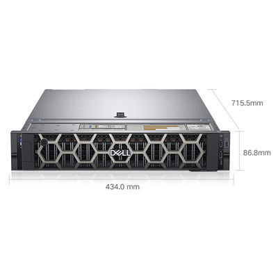 Dell R740 2U Rack Servers met 8 x 3,5" Backplane en Double Port Gigabit Network Port