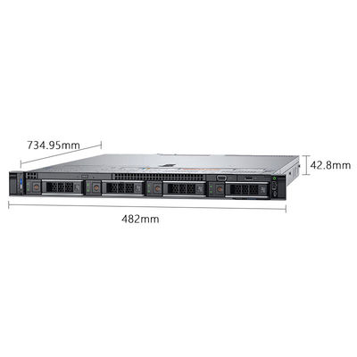 1U Server Rack Cloud Storage Infrastructure Server Hoes voor Dell R450 4*3.5 schijfpositie