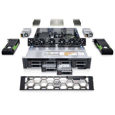 Dell Precision R7920 Server Computer 750W Voeding Dubbelkanaal 2U Rack DVD ROM