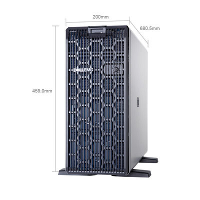 Dell T550 Server Tower met 16 DDR4 LRDIMM Slots en Intel Xeon Silver 4310 H755 DVDRW