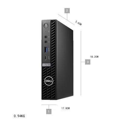 Compact Dell Optiplex 7000 i7 i5 12e generatie Micro Mini PC 8GB DDR4 RAM 256GB Case Tower