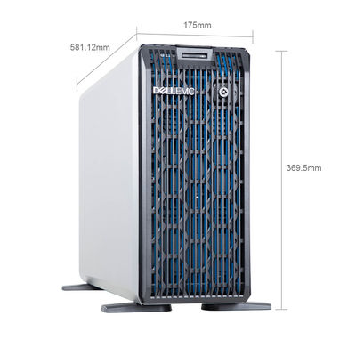 Intel Xeon E-2314 Dell T350 Tower Server met 8G ECC geheugen en 1T SATA 7.2K harde schijf