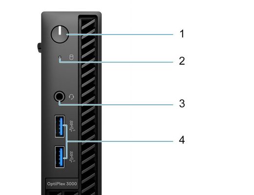 Krachtige Dell Optiplex MFF Micro Desktop Computer Intel B660 Chipset 8G DDR4 RAM 256G SSD
