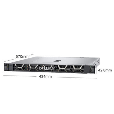 Xeon E-2314 2.8GHz 8GB ECC 3200MHz DVD 600W Dell PowerEdge R350 Rack Server Componenten