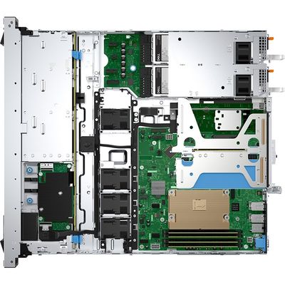 2024 Dell PowerEdge R360 Server 1U Rack 4 * 3.5 Bays Volledig voorzien van volwaardige ventilatoren