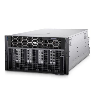 Dell PowerEdge XE9680 Server 2 Xeon 6430 CPU's 1024 GB RAM 480 GB SSD en 5 3,2 TB SSD's
