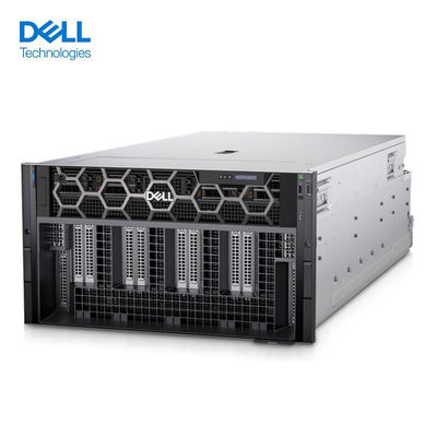 Dell PowerEdge XE9680 Server 2 Xeon 6430 CPU's 1024 GB RAM 480 GB SSD en 5 3,2 TB SSD's