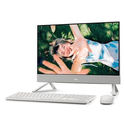 Dell Inspiron IN5415 23.8&quot; AMD Ryzen R3-5425U 8GB 256GB SSD Wit All-in-One Computer