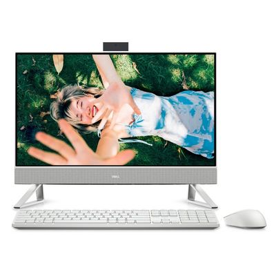 Dell Inspiron IN5415 23.8&quot; AMD Ryzen R3-5425U 8GB 256GB SSD Wit All-in-One Computer