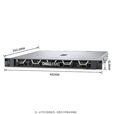 Intel Xeon E-2324G Processor R250/R350 Entry-Level Rack Single Server met 8 GB geheugen