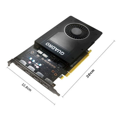 5G GDDR5X 160bit/200GBps Quadro P2200 Graphics Card voor professionele modellering en weergave