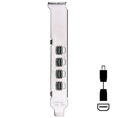 DP-uitgangsinterface type NVIDIA T1000 8G GDDR6 videokaart voor professionele pc-graphics