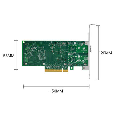Externe Dell Intel X520 DP 10Gb DA/SFP Dual Port Network Card met USB-interface