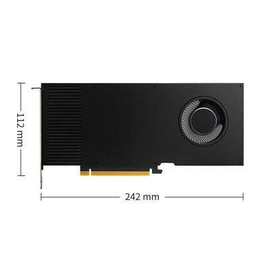 RTX A4000 16GB GPU Computeronderdelen Videokaart voor PC Server Vormfactor 4.4&quot; H x 9.5&quot; L