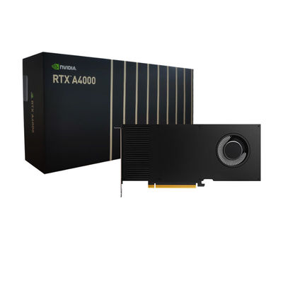 RTX A4000 16GB GPU Computeronderdelen Videokaart voor PC Server Vormfactor 4.4&quot; H x 9.5&quot; L
